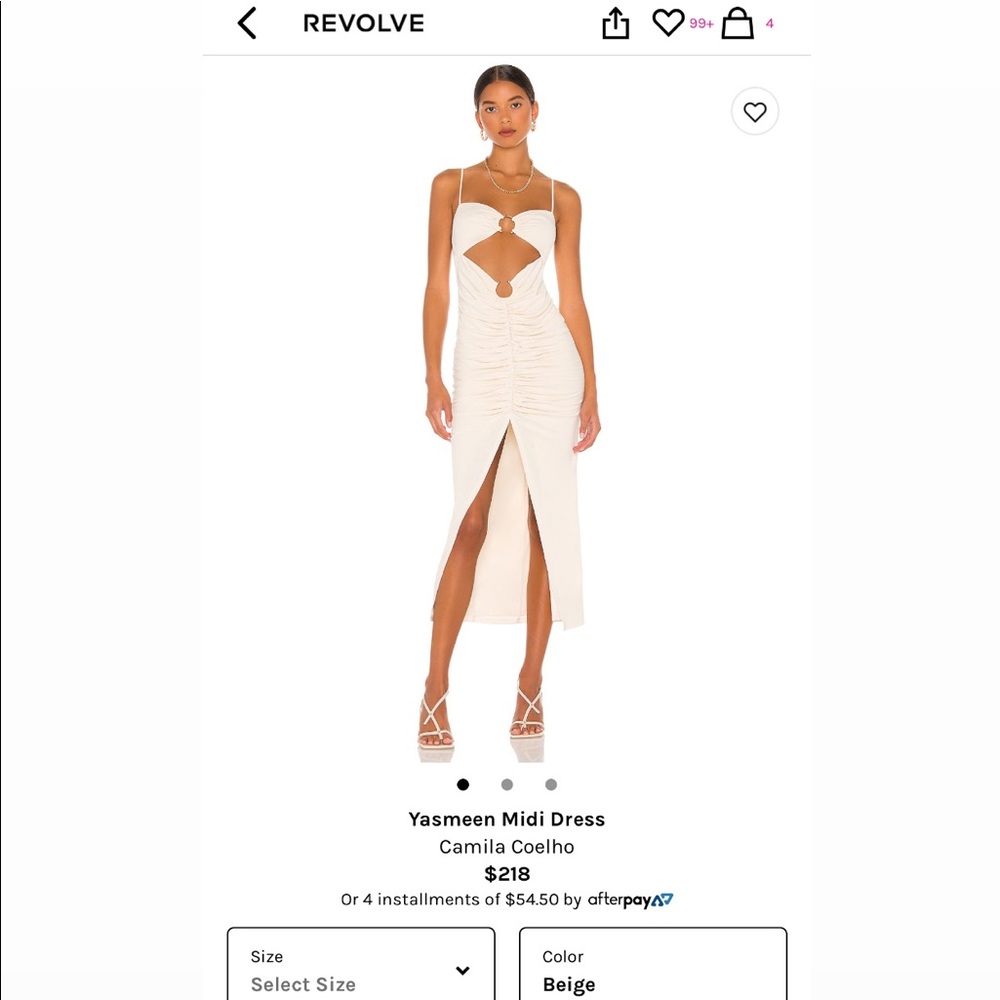 Camila Coelho cut out dress